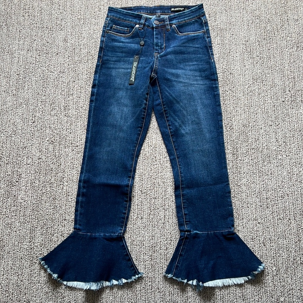 Blank NYC cropped with flare jeans, size 26.